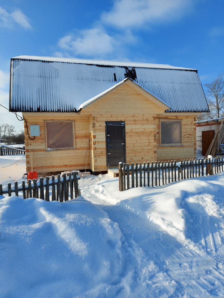 Фото готовых работ - Дом 7х9 м. из бруса камерной сушки