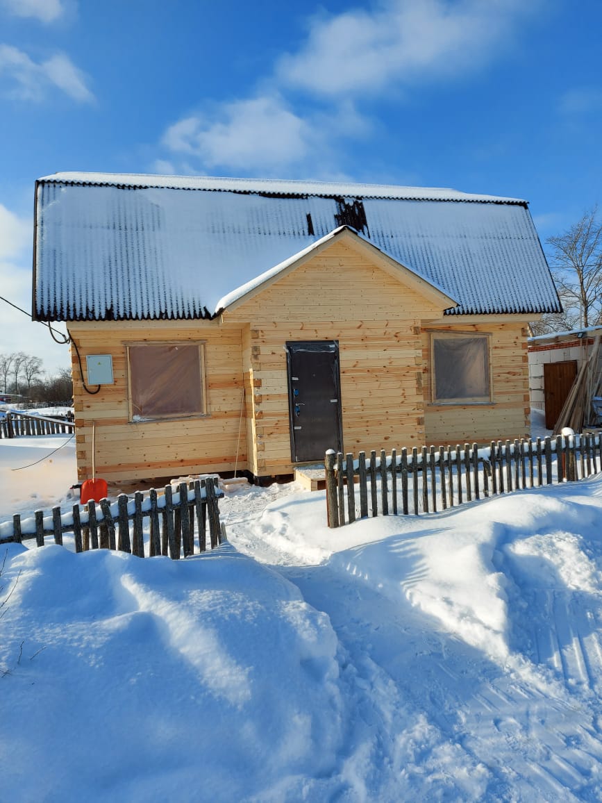 Фото готовых работ - Дом 7х9 м. из бруса камерной сушки