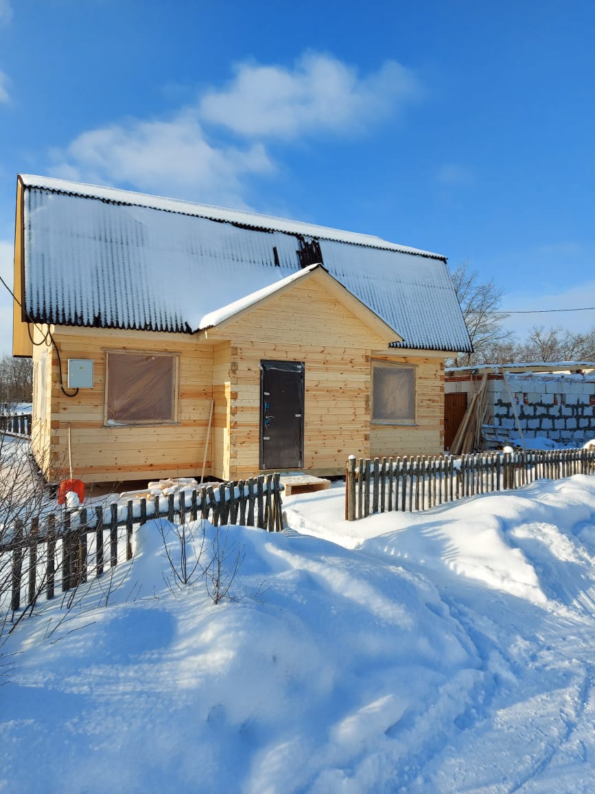 Фото готовых работ - Дом 7х9 м. из бруса камерной сушки
