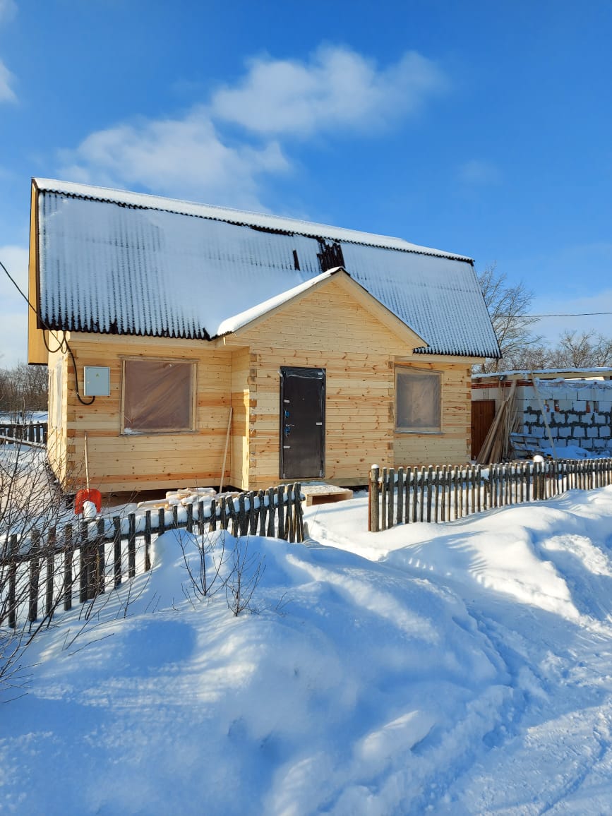 Фото готовых работ - Дом 7х9 м. из бруса камерной сушки