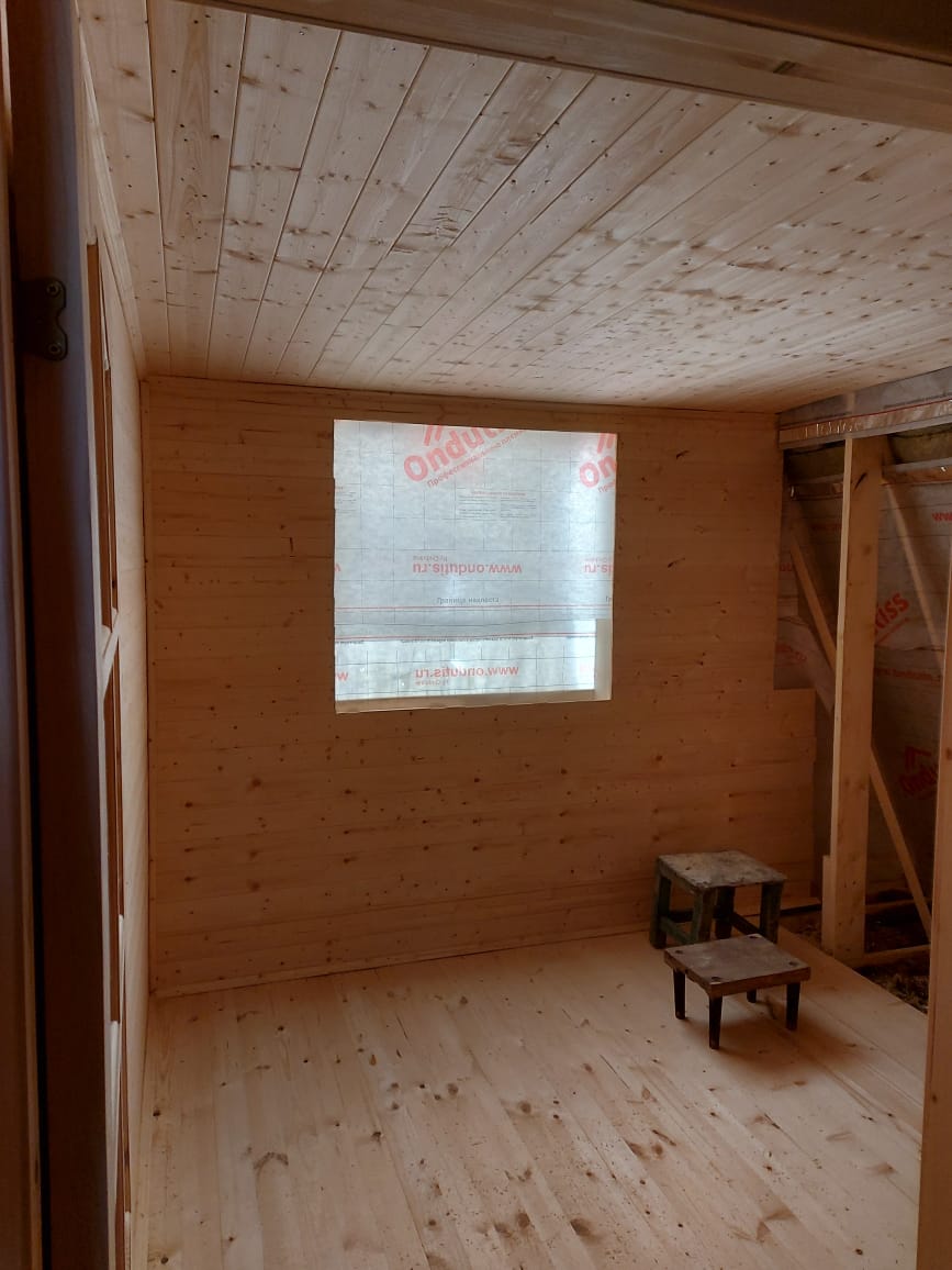 Фото готовых работ - Дом 7х9 м. из бруса камерной сушки