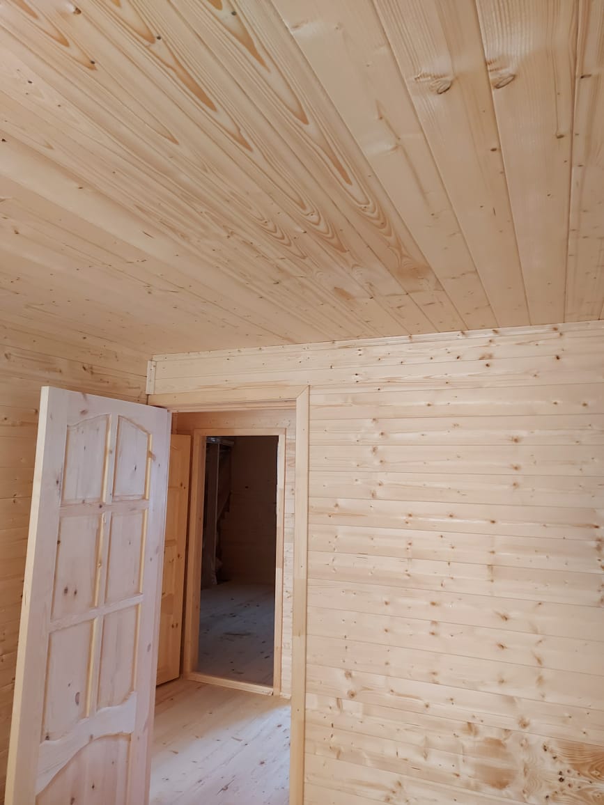 Фото готовых работ - Дом 7х9 м. из бруса камерной сушки