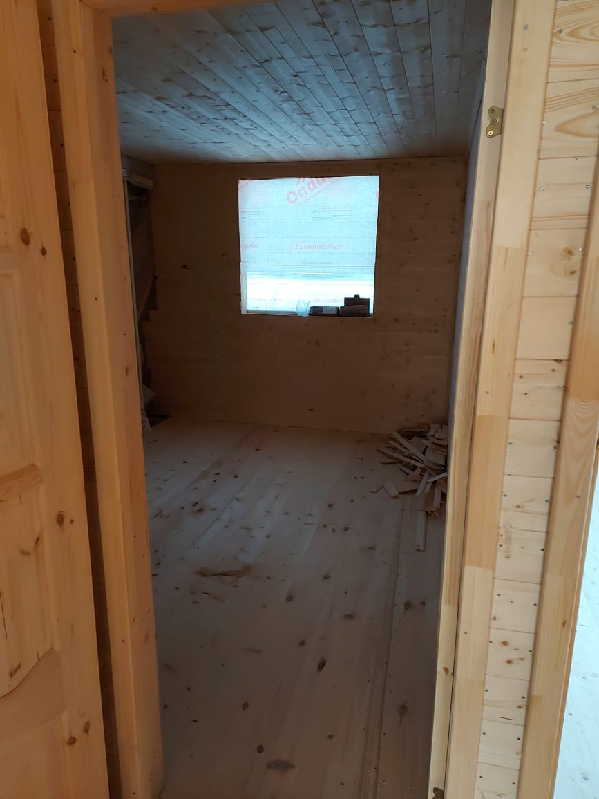 Фото готовых работ - Дом 7х9 м. из бруса камерной сушки