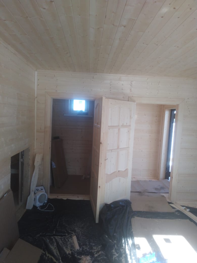 Фото готовых работ - Каркасная баня 6×6 м.
