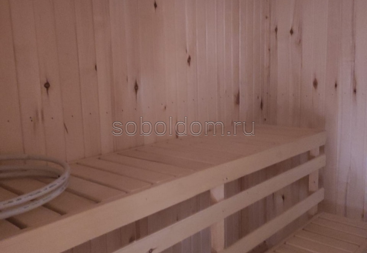 Фото готовых работ - Каркасная баня 6х6 м., с мансардой (К-47)