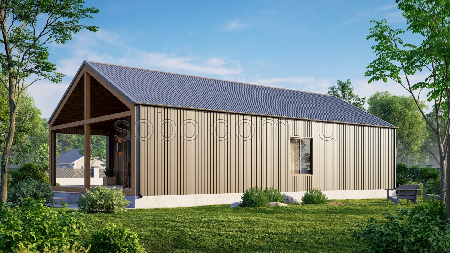 Барн-7, 8х14,5 м.