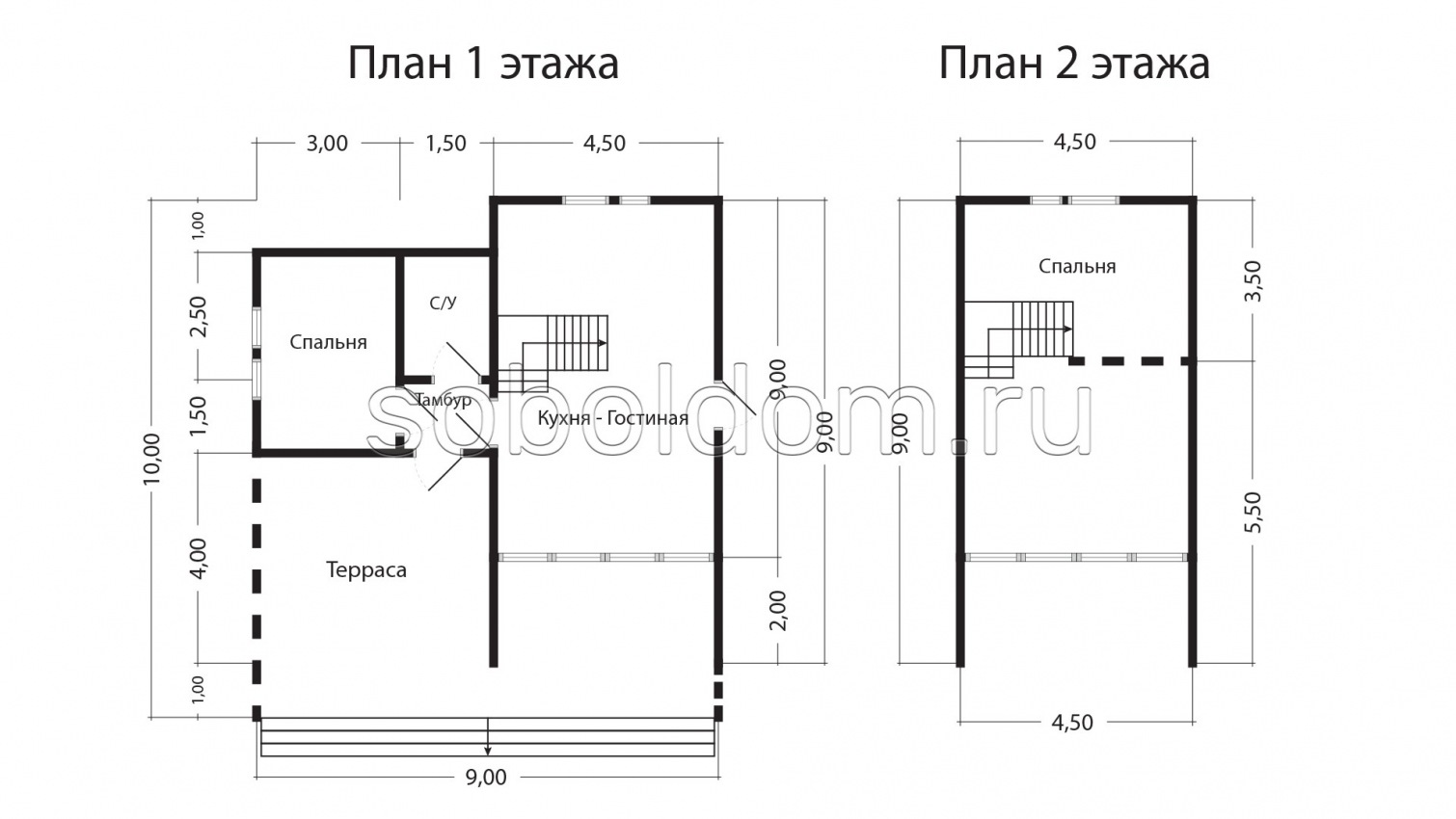 Барн-4, 9х10 м.