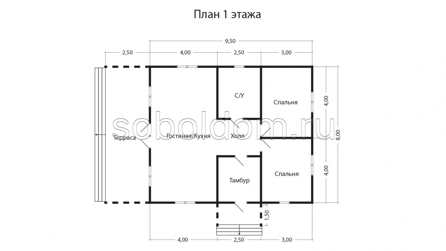 Барн-13, 8х12 м.
