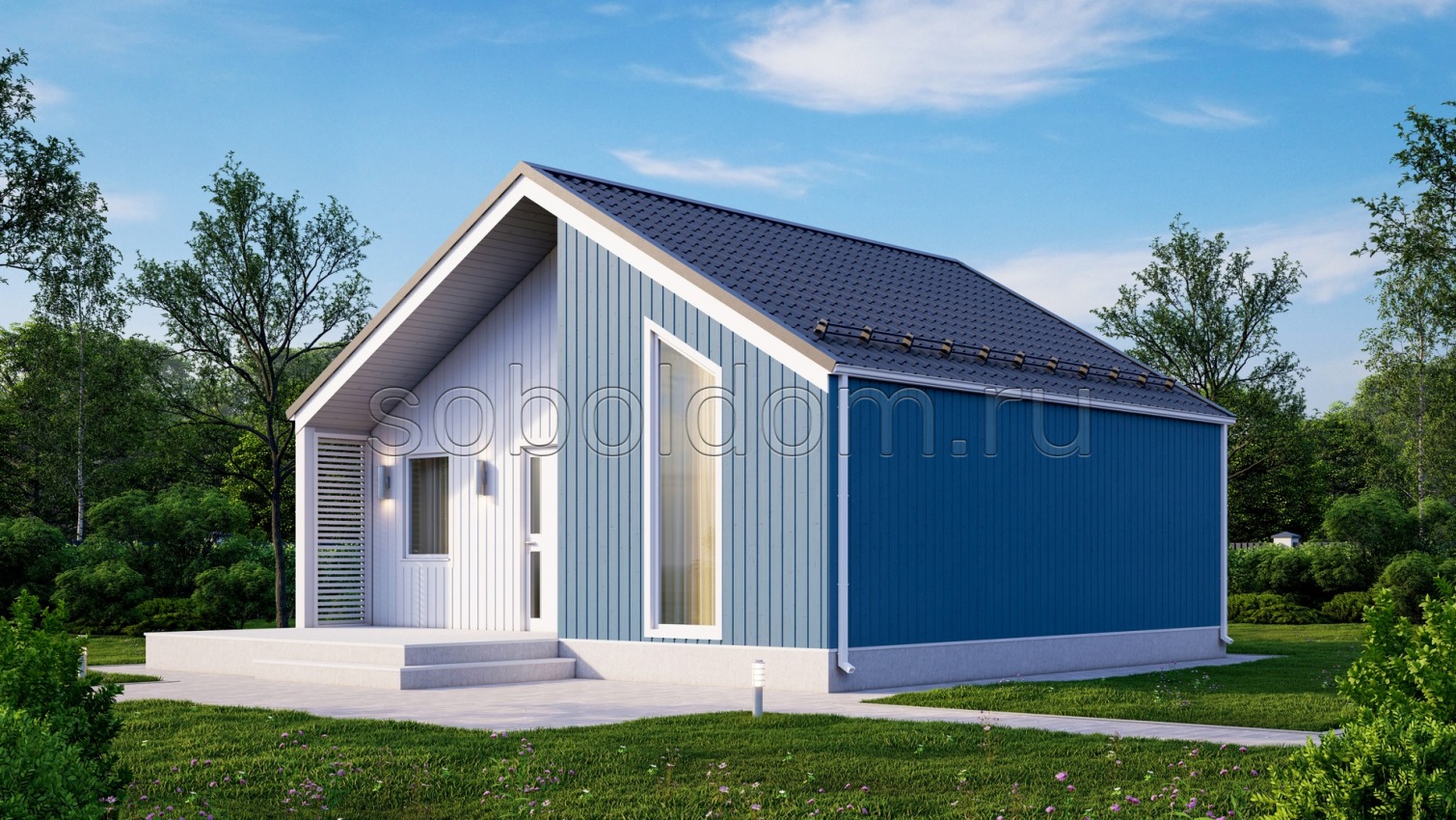 Барн-22, 8х8 м.