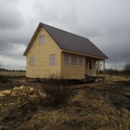 Фото готовых работ - Каркасный дом 7×9 м.
