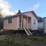 Фото готовых работ - Каркасный дом 6×6 м.