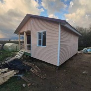 Фото готовых работ - Каркасный дом 6×6 м.