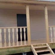 Фото готовых работ - Дом из профилированного бруса 7х8 м + терраса 2,5х7 м