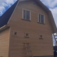 Фото готовых работ - Каркасная баня 6х9 м., с мансардой