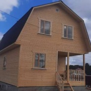 Фото готовых работ - Каркасная баня 6х9 м., с мансардой