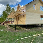 Фото готовых работ - Каркасный дом 9х10.5 м (Проект К-160)