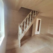 Фото готовых работ - Каркасный дом 6х6 м. (Проект К-5)