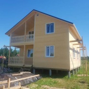 Фото готовых работ - Каркасный дом 8х8 м.