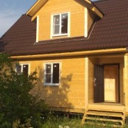 Фото готовых работ - Каркасный дом 6х8 м., с мансардой (К-153) 