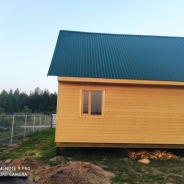 Фото готовых работ - Каркасный дом 6х7,5 м., и каркасная баня 6х3 м.