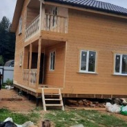 Фото готовых работ - Каркасный дом 6.0 х 8.0 м (К-154)