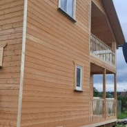 Фото готовых работ - Каркасный дом 6.0 х 8.0 м (К-154)