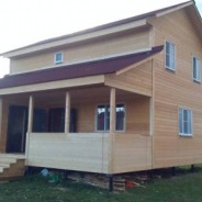 Фото готовых работ - Каркасный дом 9.0 х 8.5 м.