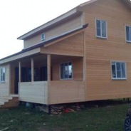 Фото готовых работ - Каркасный дом 9.0 х 8.5 м.