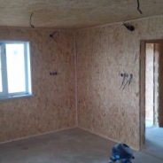 Фото готовых работ - Каркасный дом 9.0 х 8.5 м.