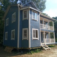 Фото готовых работ - Каркасный дом 6х9 м (К-34)