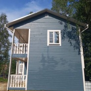 Фото готовых работ - Каркасный дом 6х9 м (К-34)