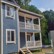 Фото готовых работ - Каркасный дом 6х9 м (К-34)