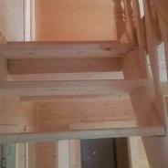 Фото готовых работ - Дом из проф. бруса камерной сушки 8×9 м. с мансардой (Д-133)