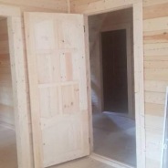Фото готовых работ - Дом из проф. бруса камерной сушки 8×9 м. с мансардой (Д-133)