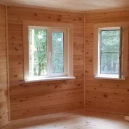 Фото готовых работ - Дом из проф. бруса камерной сушки 8×9 м. с мансардой (Д-133)