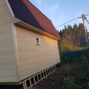 Фото готовых работ - Каркасный дом 6×8 м. (К-13)