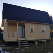 Фото готовых работ - Каркасный дом 6×8 м. (К-13)