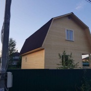 Фото готовых работ - Каркасный дом 6×8 м. (К-13)