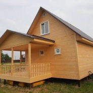 Фото готовых работ - Каркасный дом 7×9 м. (К-15)