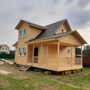 Фото готовых работ - Каркасный дом 7×9 м. (К-15)