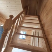 Фото готовых работ - Дом из профилированного бруса камерной сушки 6×8 с мансардой (Д-142)