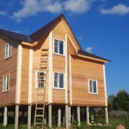 Фото готовых работ - Дом из профилированного бруса камерной сушки 9×9 м. (Д-84)