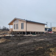 Фото готовых работ - Каркасный дом 10х12 м. (Проект К-191)