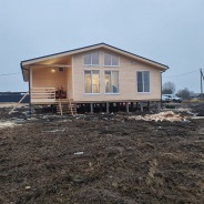 Фото готовых работ - Каркасный дом 10х12 м. (Проект К-191)