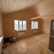 Фото готовых работ - Каркасная баня 6х6 м.