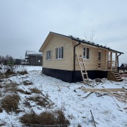 Фото готовых работ - Каркасная баня 6х6 м.