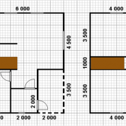 Фото готовых работ - Каркасный дом 6х8 м, с мансардой (Проект К-152)