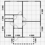Фото готовых работ - Каркасный дом 8х8 м (К-116)