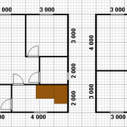 Фото готовых работ - Каркасный дом 7х8,5 м.