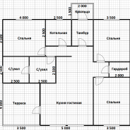 Фото готовых работ - Каркасный дом 10х12 м. (Проект К-191)